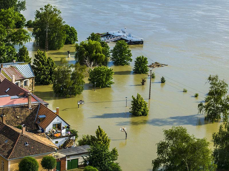 inondations réchauffement climatique