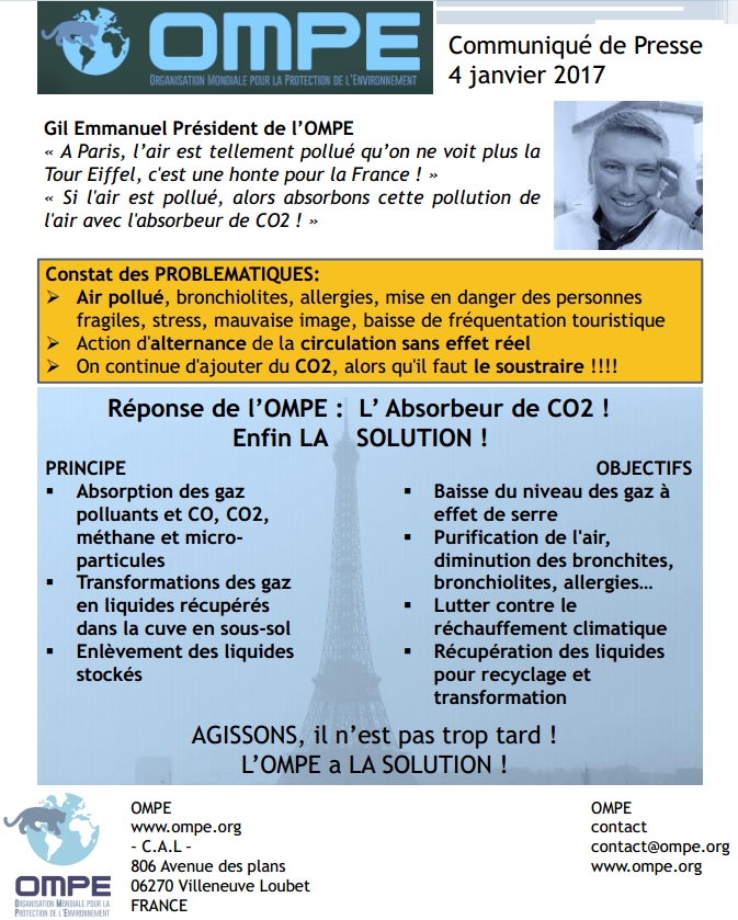 Absorbeur CO2 OMPE