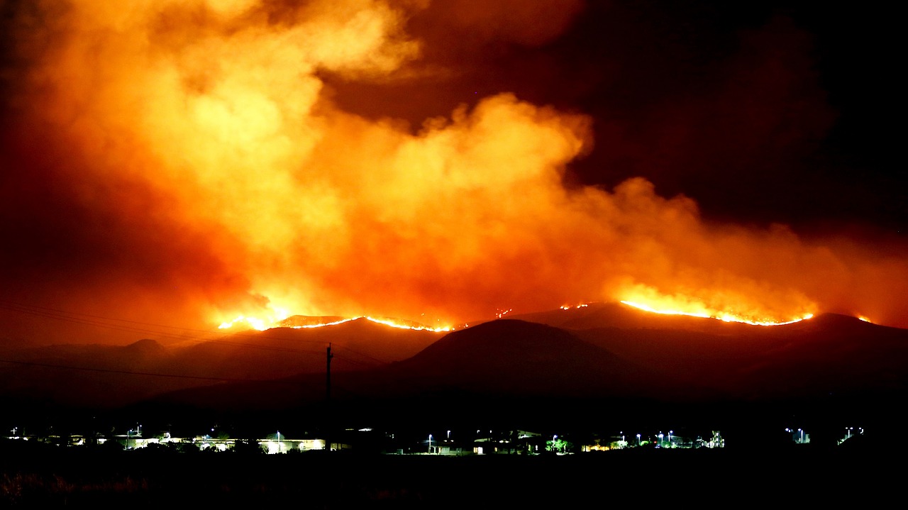 OMPE - California ravaged by forest fires